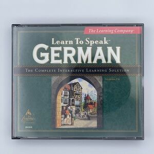 Learn To Speak German CD-ROM Set by The Learning Company v7.0